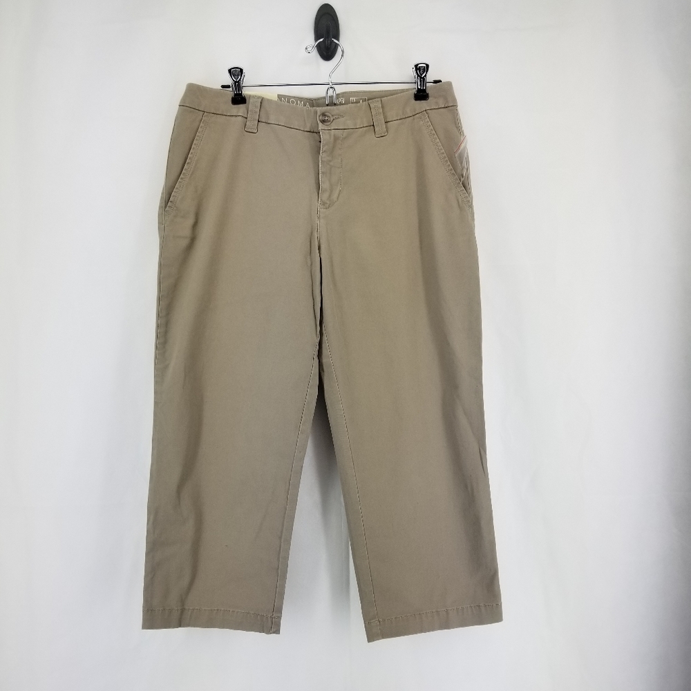 SONOMA Taupe Gray Mid Rise Stretch Capri